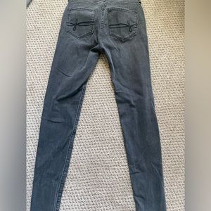 Black high rise jeans